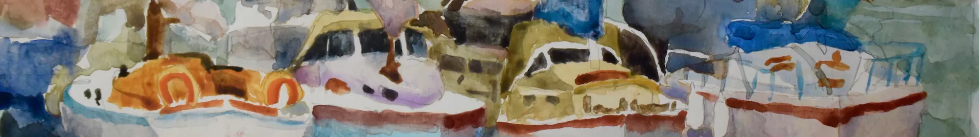 New! Painting Harbor Scenes in Watercolor