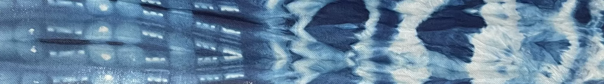 Indigo: Shibori Scarves April