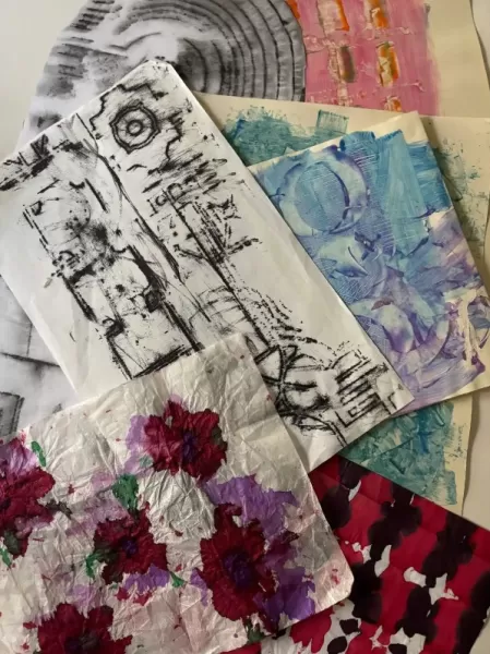 Decorative Paper and One Page Books