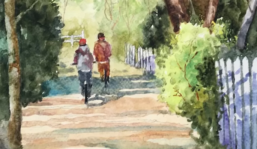 ONLINE Roads and Paths in Watercolor