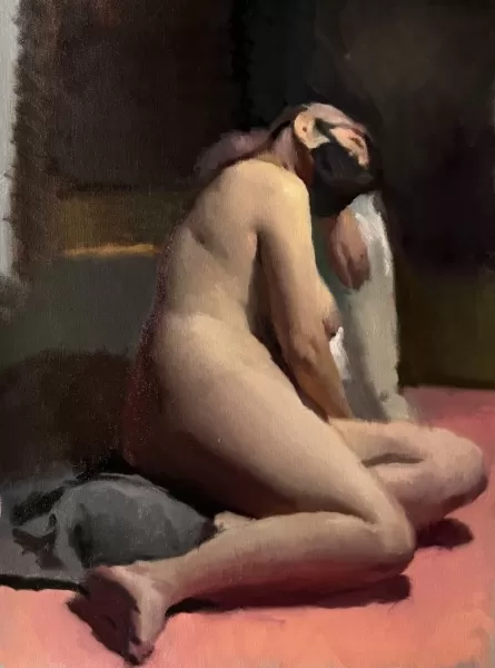 Long Pose Figure Painting