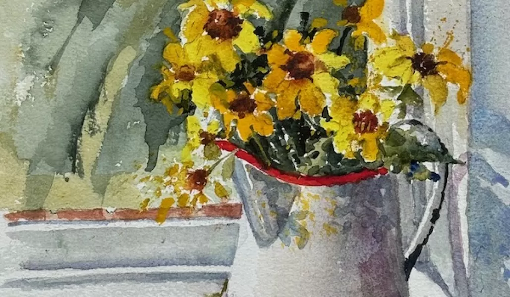 New! ONLINE - Window Treasures in Watercolor