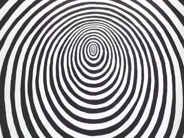 black and white illusionist artwork