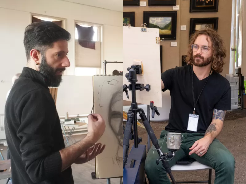 Summer Artist Studio Tours: Cristian Mora and Tanner Steed